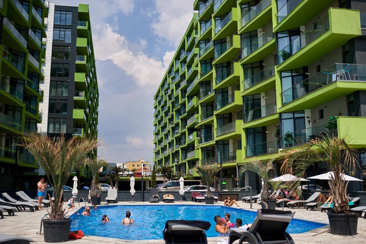 San Francisco Aparthotel Pool & Spa Mamaia Nord 那沃达利 外观 照片