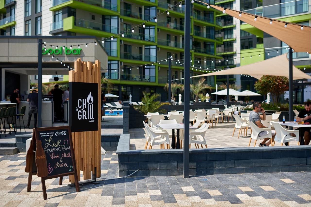 San Francisco Aparthotel Pool & Spa Mamaia Nord 那沃达利 外观 照片